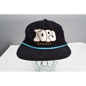 Topo Designs Corduroy Hat Cap Mens Adjustable Logo Black Outdoors